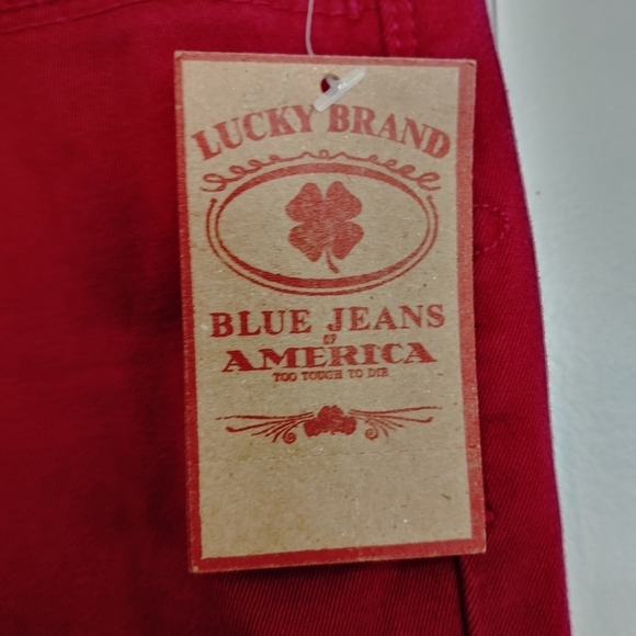 Lucky Brand Jeans Sofia Capri, Wine Red, 26 - Picture 7 of 7